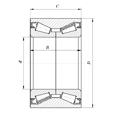 D 80-150mm Double Row Tapered Roller Bearings D 80-150mm Double Row Tapered Roller Bearings