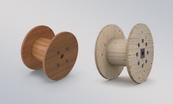 Wooden Wire Spools