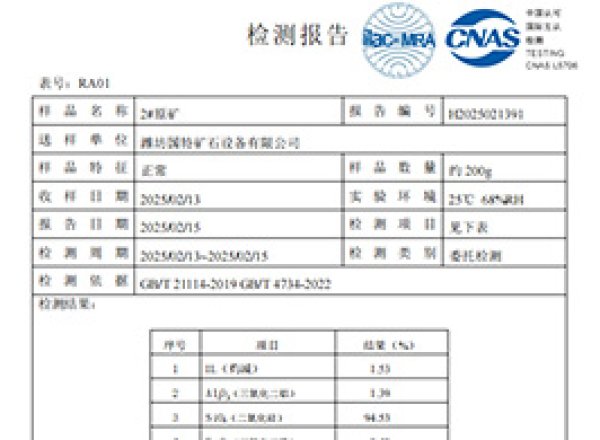 MINERAL MAXIMIZED COMPREHENSIVE UTILIZATION