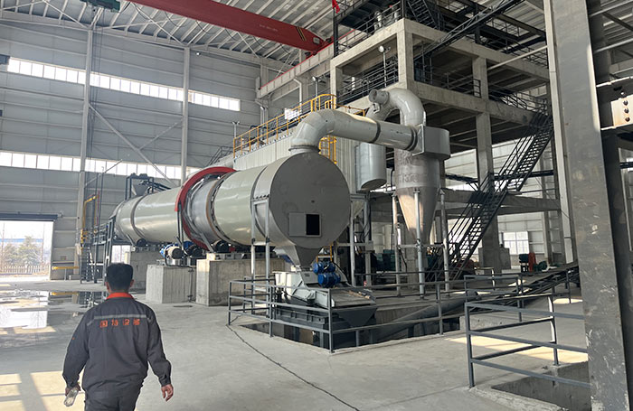 Silica sand dryer1