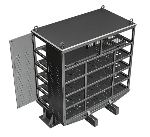 Sheet metal shell of heavy truck energy storage cabinet