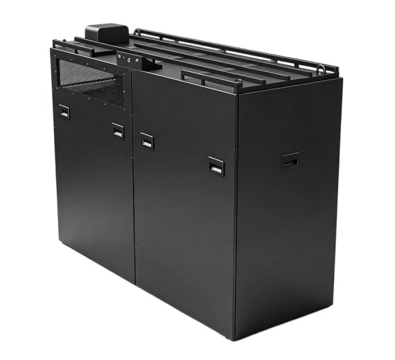 Sheet metal casing of oilfield energy storage cabinet