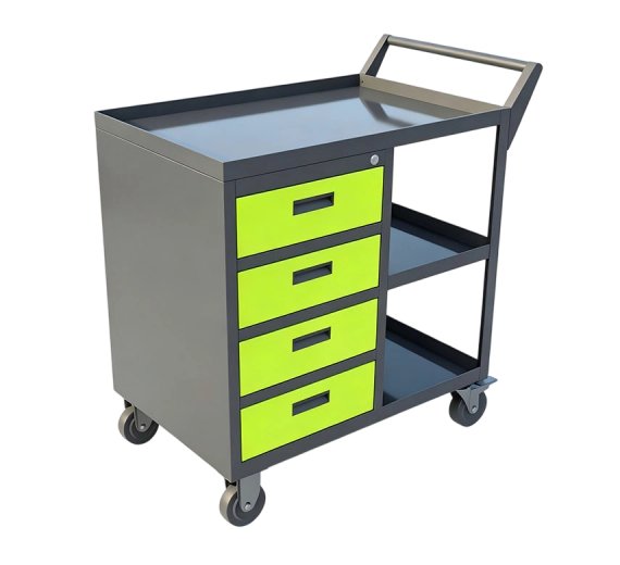 Sheet metal tool cart
