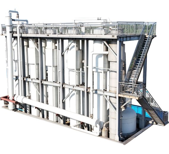 Multi-effect falling film evaporator