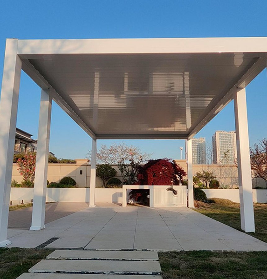 outdoor aluminum pavilion