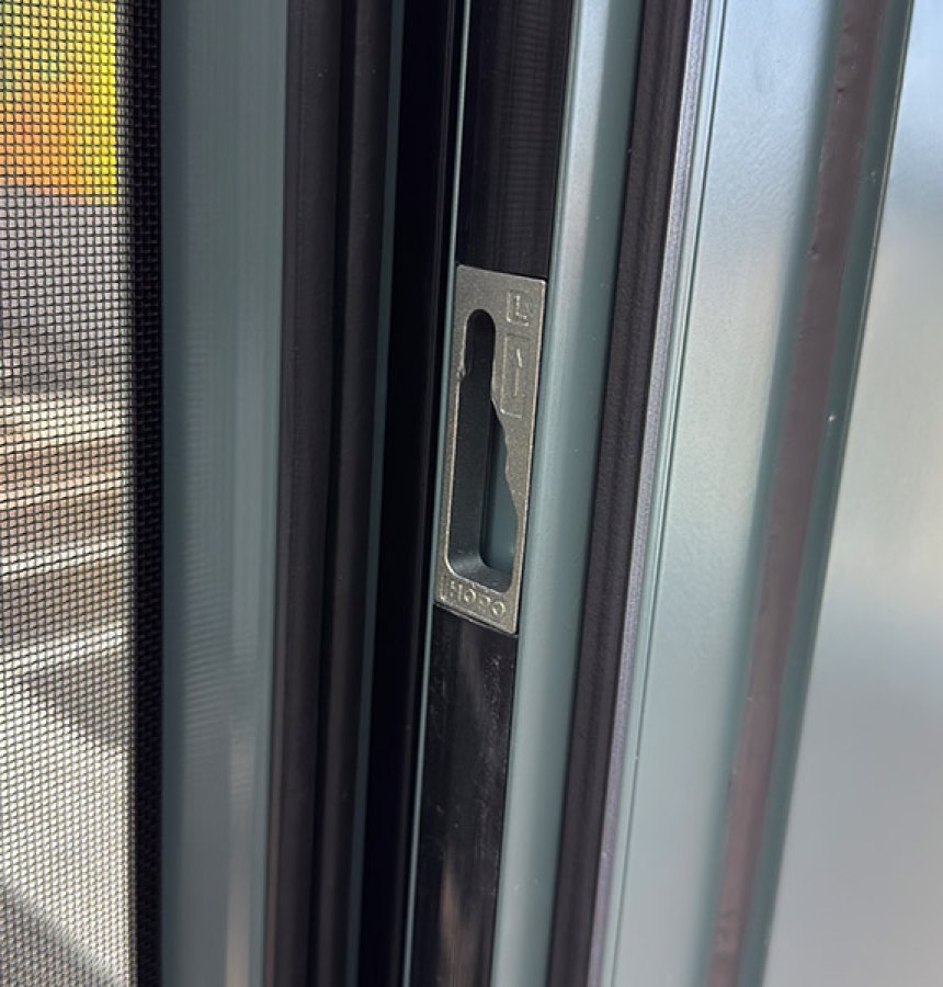 High-rise balcony sliding window