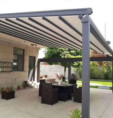 waterproof louver pergola