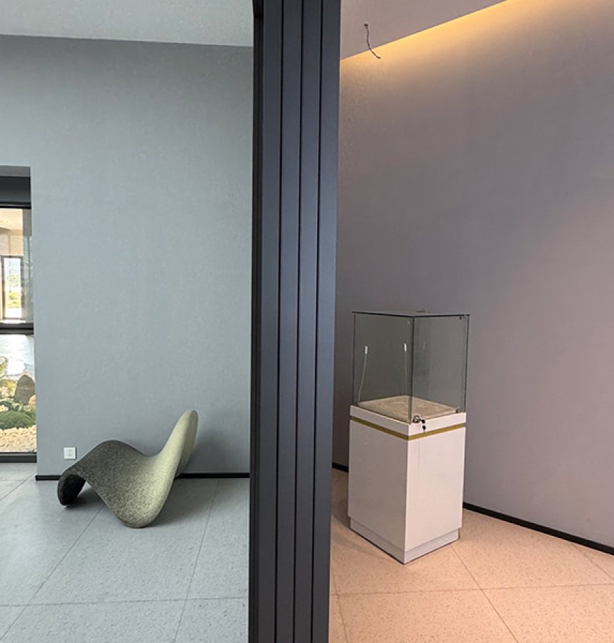 Ceiling rail sliding door