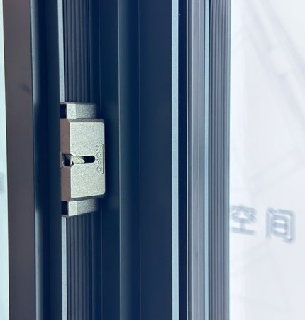 Modern exterior sliding window