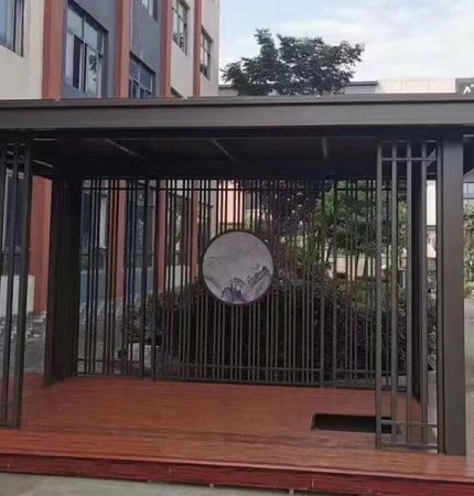 terrace shade pergola