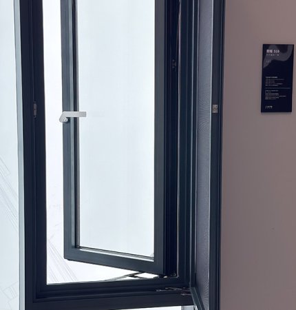 High security aluminum window