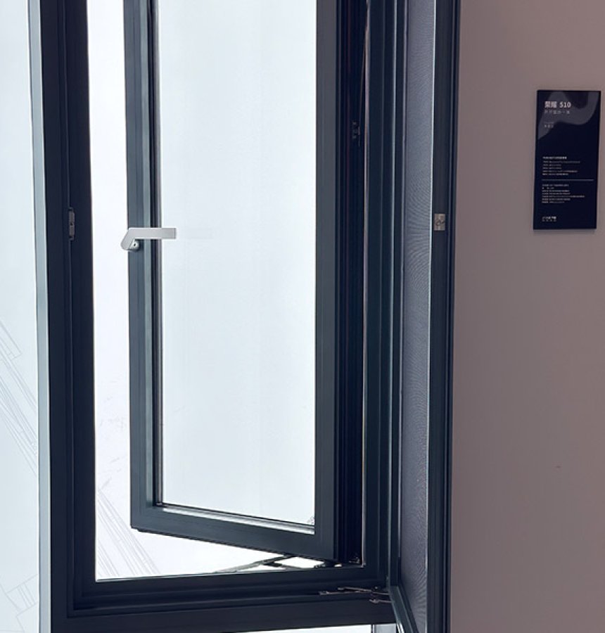 High security aluminum window