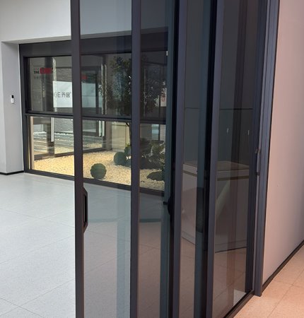 Modern interior sliding door