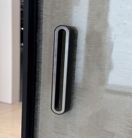 Silent buffer sliding door