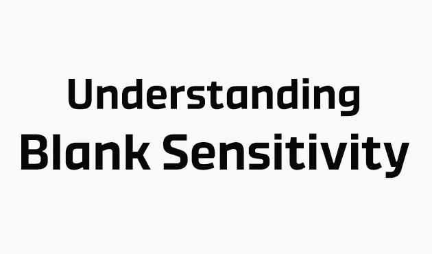 Understanding-Blank-Sensitivity