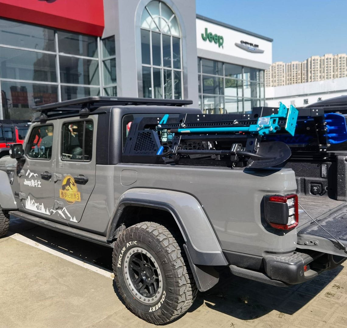 Jeep Wrangler Rubicon JT Bed Rack System: Ultimate Cargo Solution