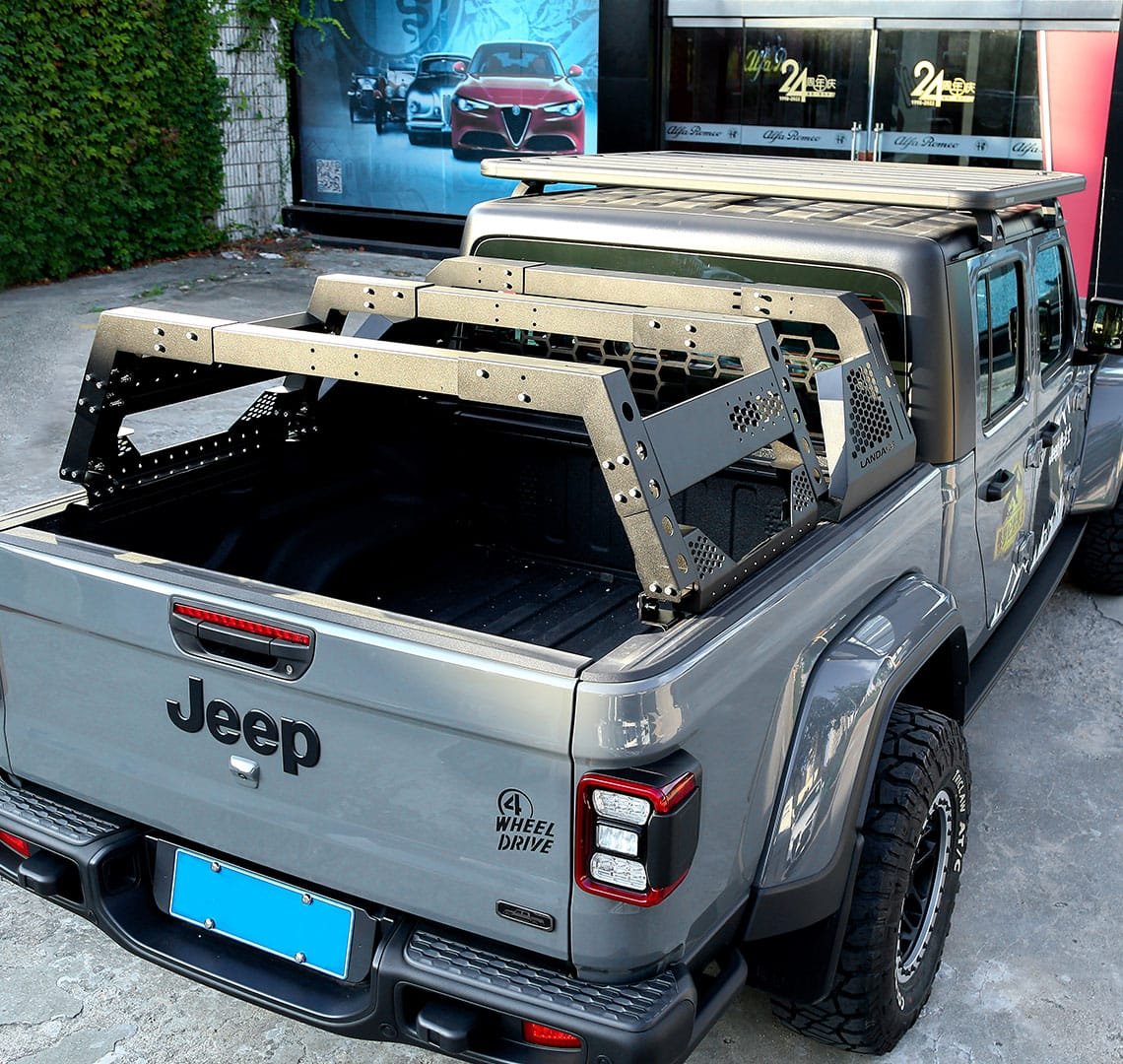 Jeep Wrangler Rubicon JT Bed Rack System: Ultimate Cargo Solution