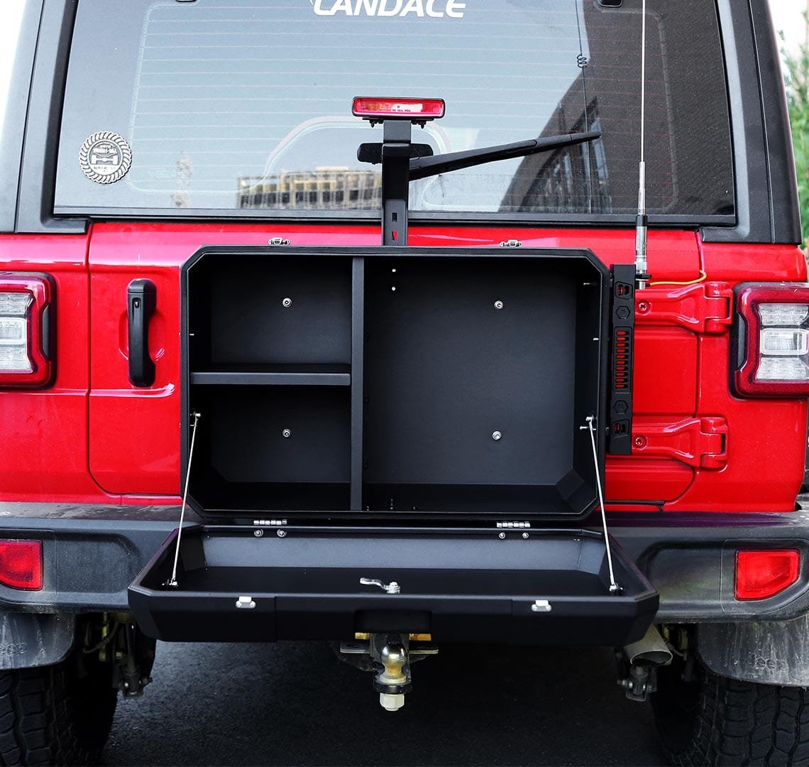 Jeep Wrangler Rubicon Tailgate Storage Box