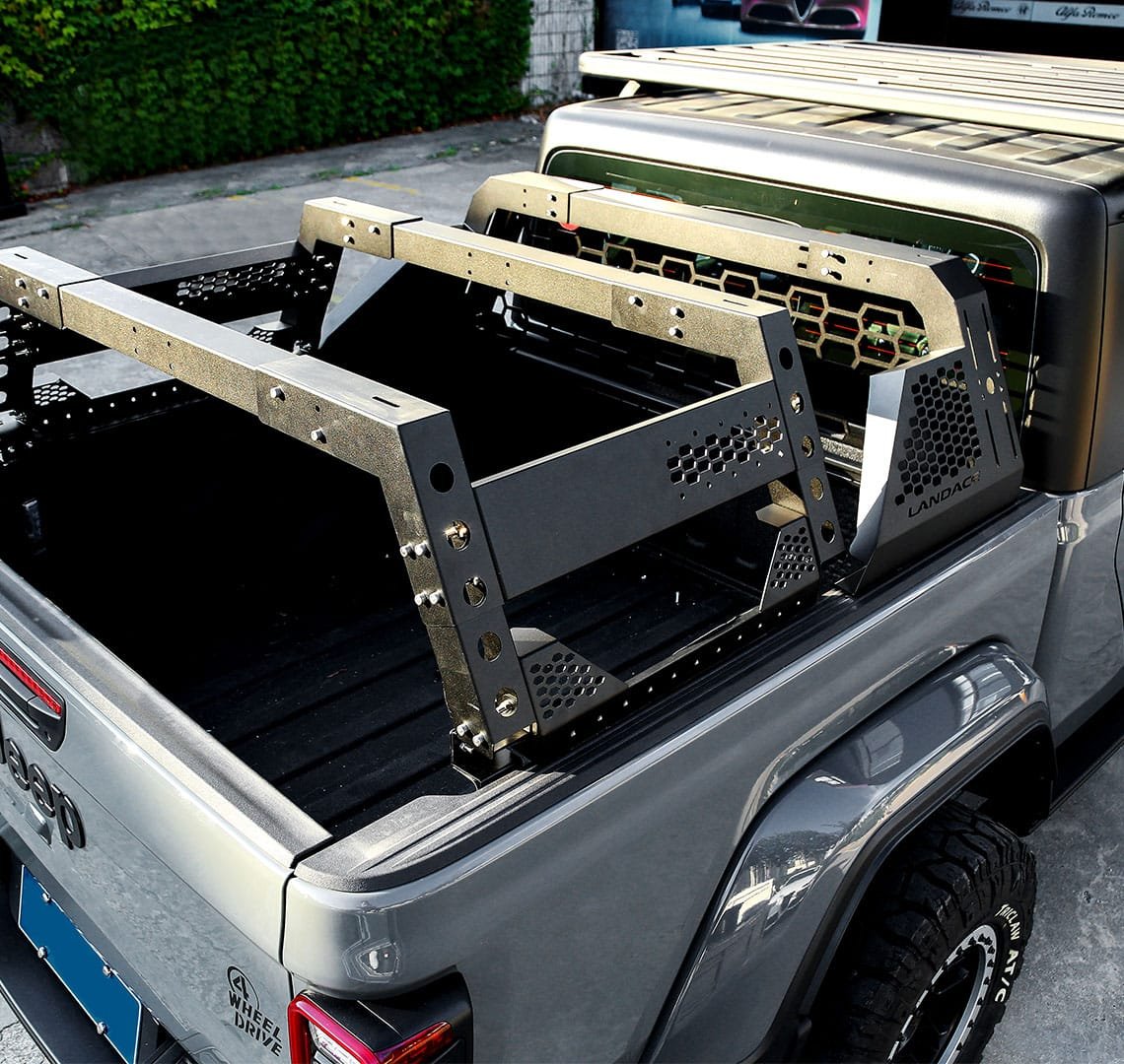 Jeep Wrangler Rubicon JT Bed Rack System: Ultimate Cargo Solution