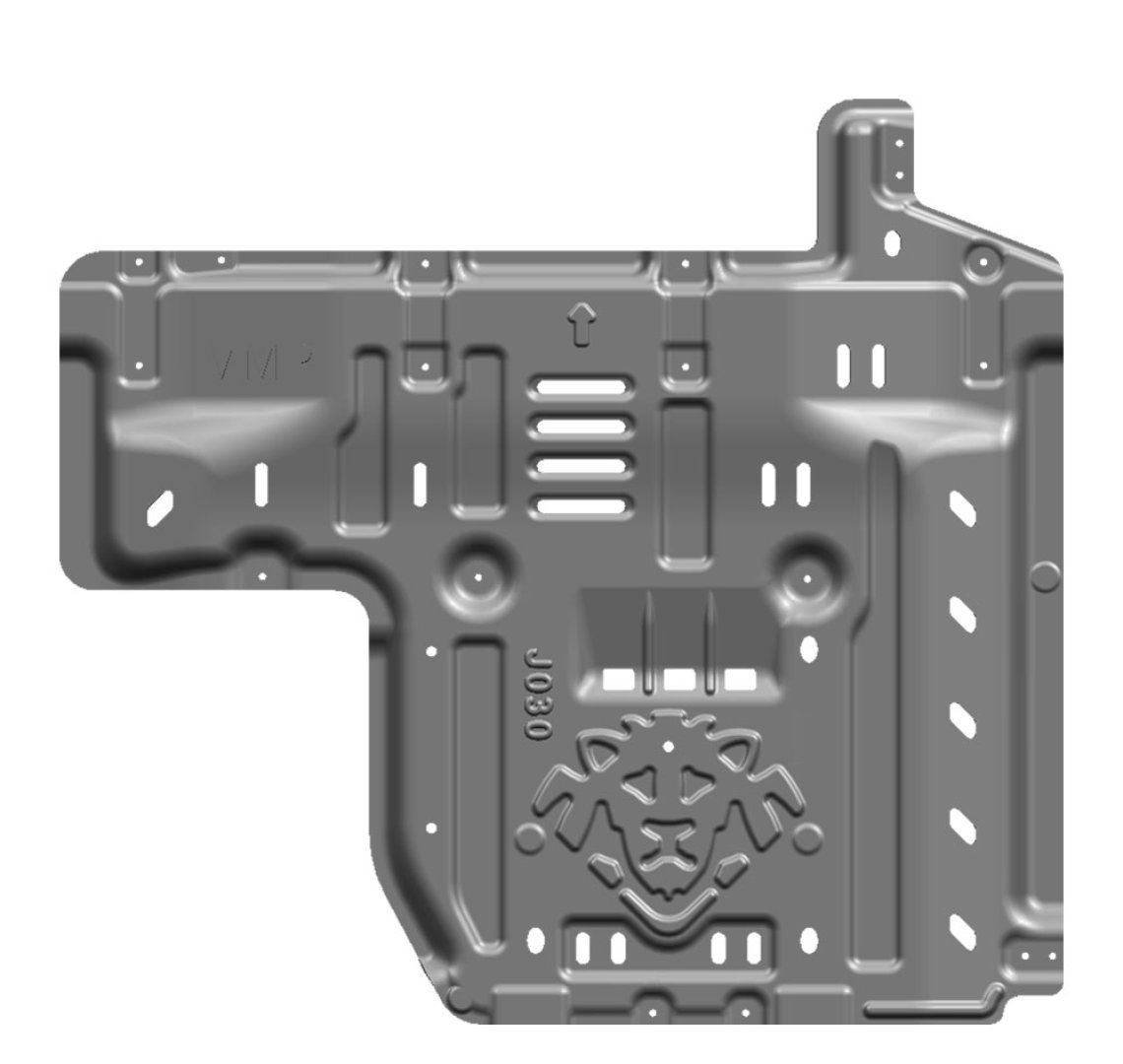 Heavy-Duty Skid Plate for JEEP Wrangler JL Petrol Model