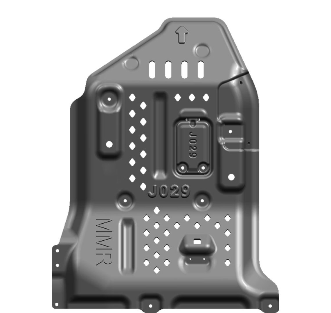 Heavy-Duty Skid Plate for JEEP Wrangler JL Petrol Model