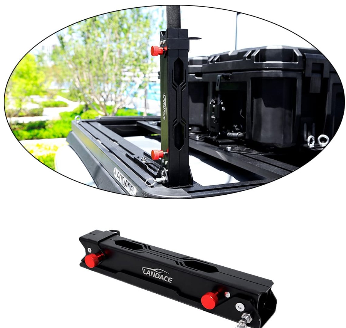 Folding Roof Rack Mounted Flagpole Holder