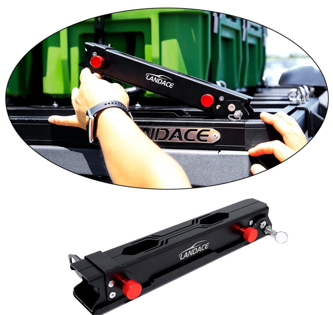 Folding Roof Rack Mounted Flagpole Holder