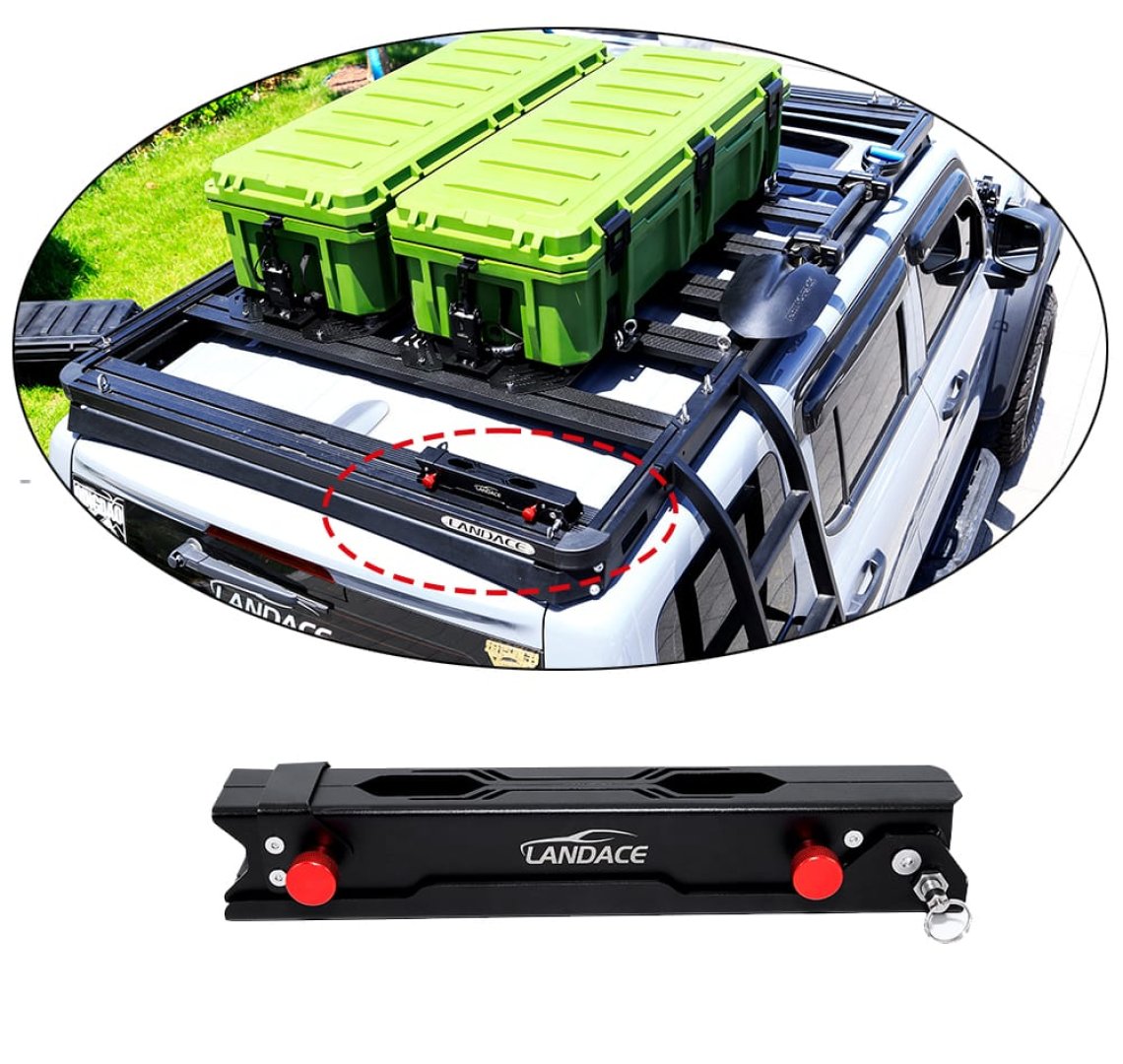 Folding Roof Rack Mounted Flagpole Holder