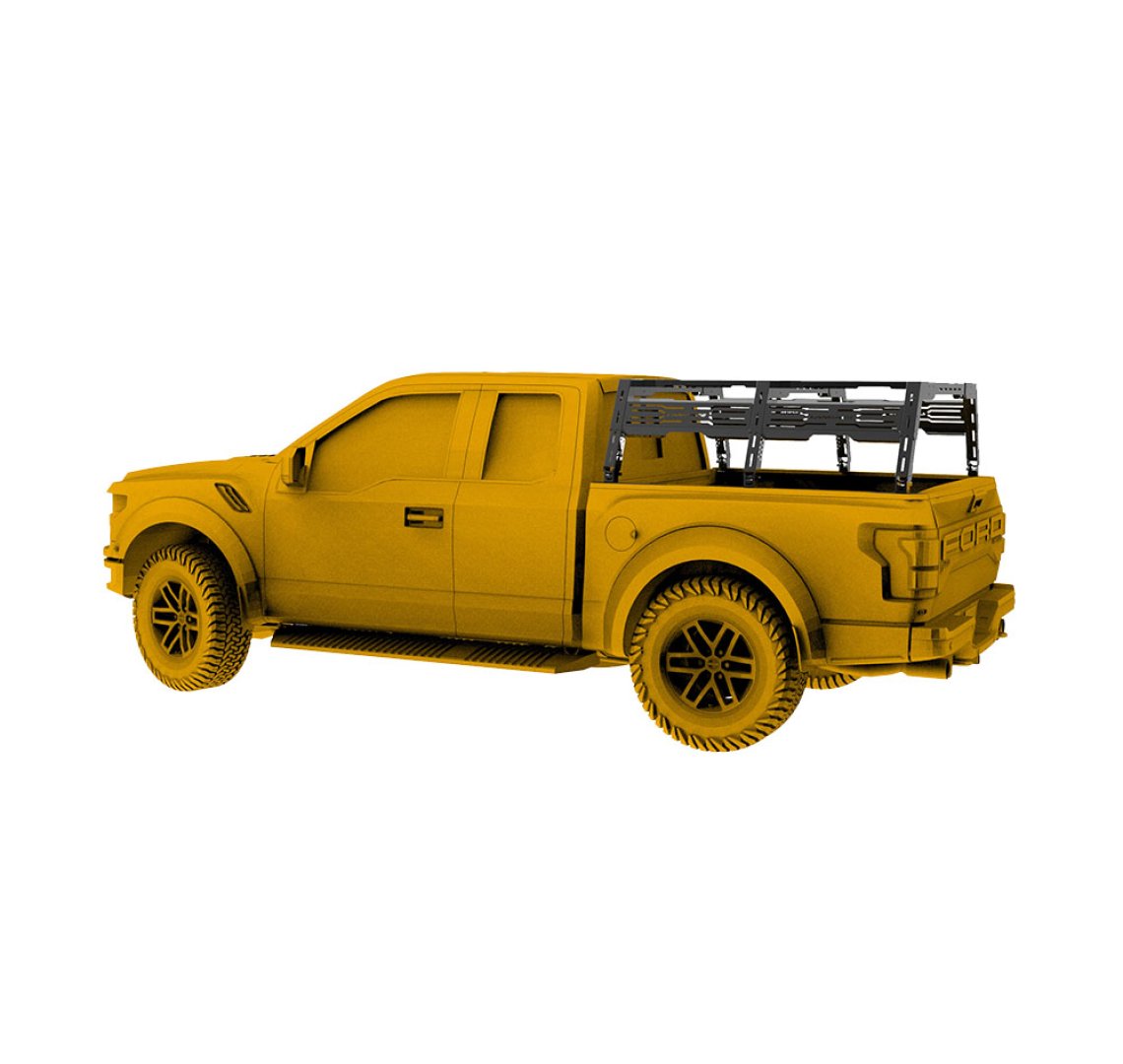  (9)Universal adjustable pickup bed rack