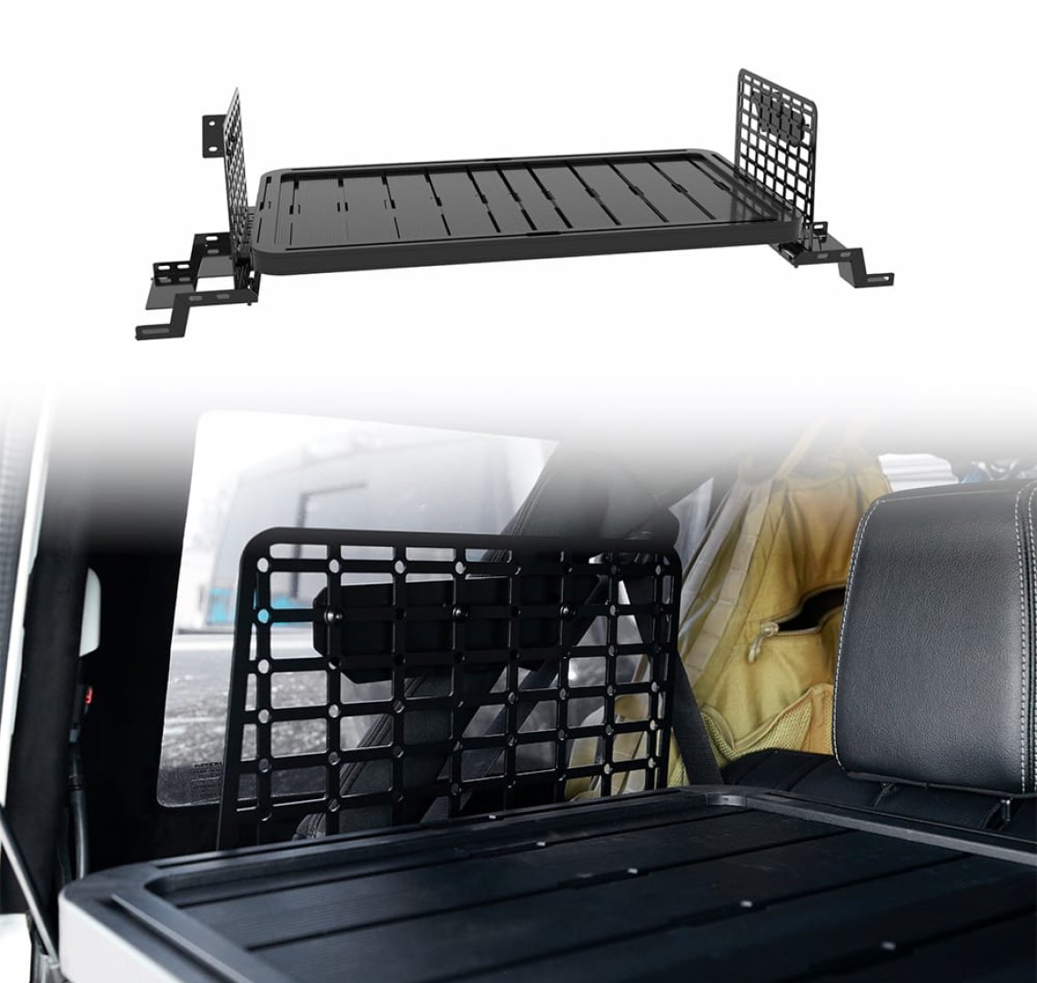 Upgraded Jeep JK Storage Shelves