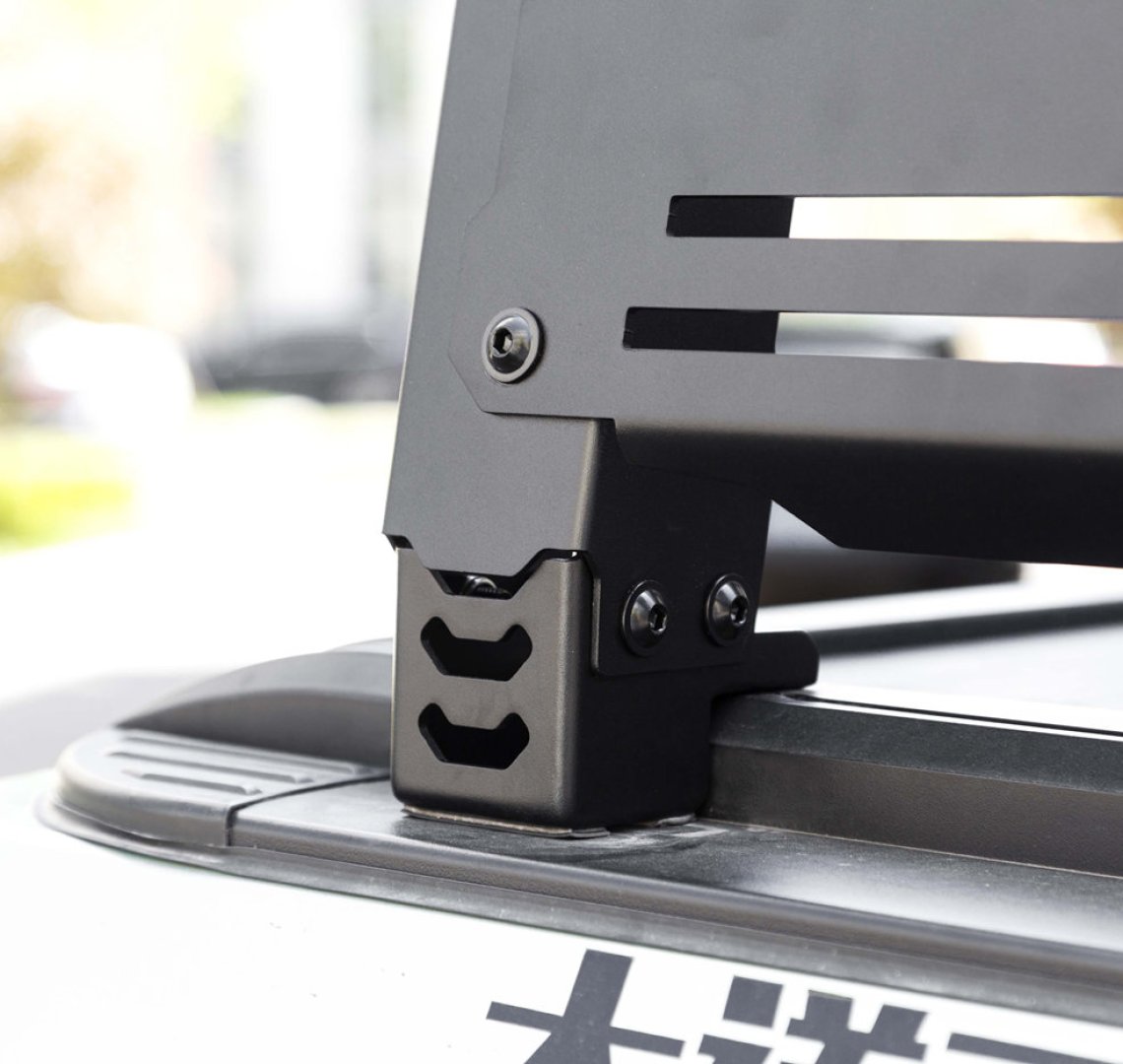 Retractable and adjustable short truck bed rack