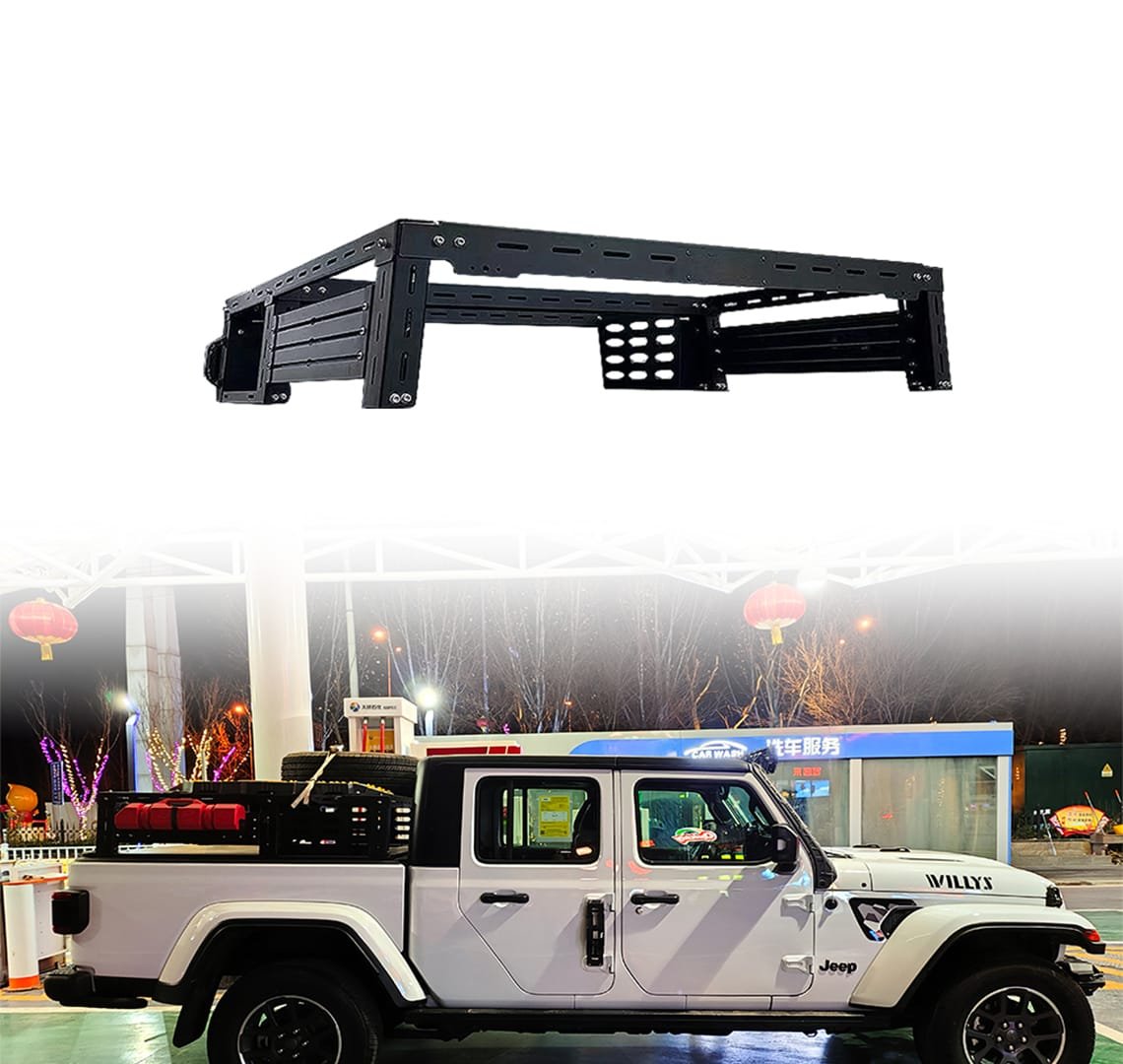 Gladiator bed rack + Rolling Cover