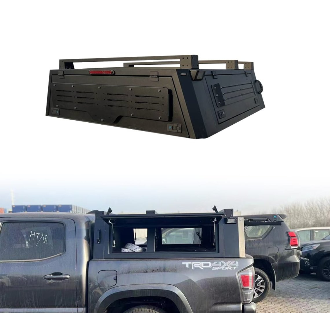 Tacoma Semi-High Bed Rack Cover - Premium Protection for Your Gear