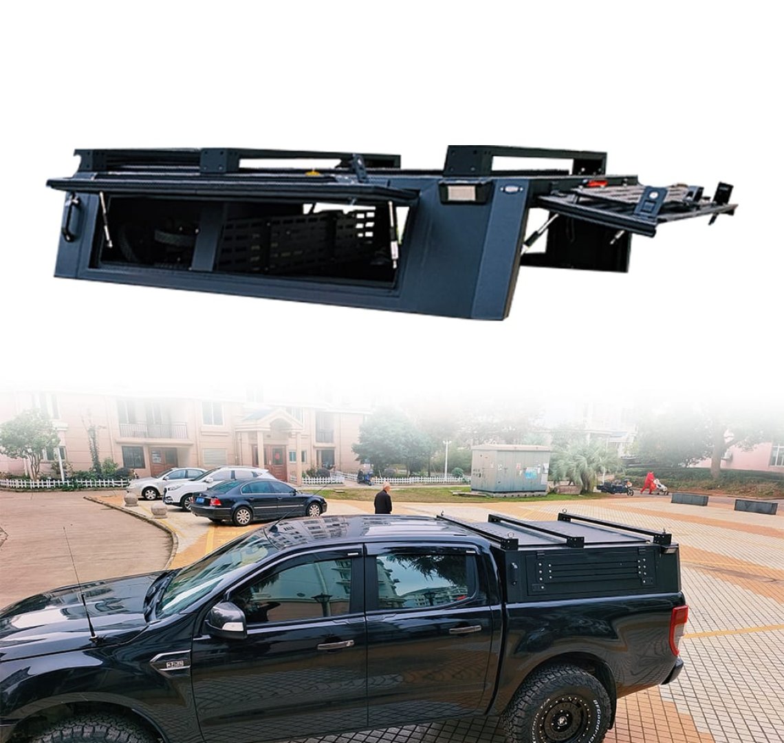 ranger half height pickup bed rack cover