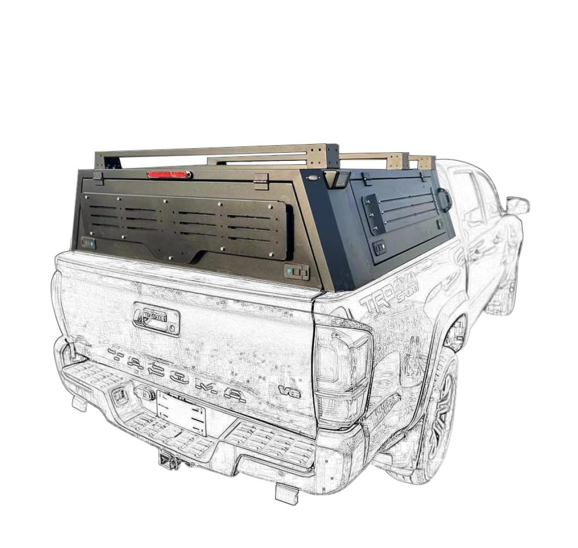 Tacoma Semi-High Bed Rack Cover - Premium Protection for Your Gear