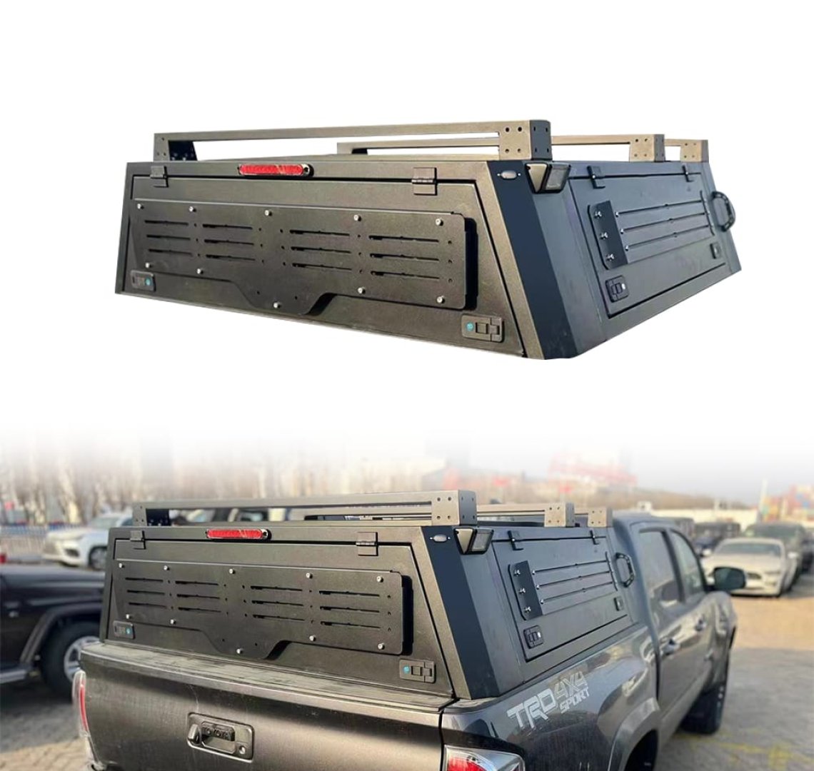 Tacoma Semi-High Bed Rack Cover - Premium Protection for Your Gear