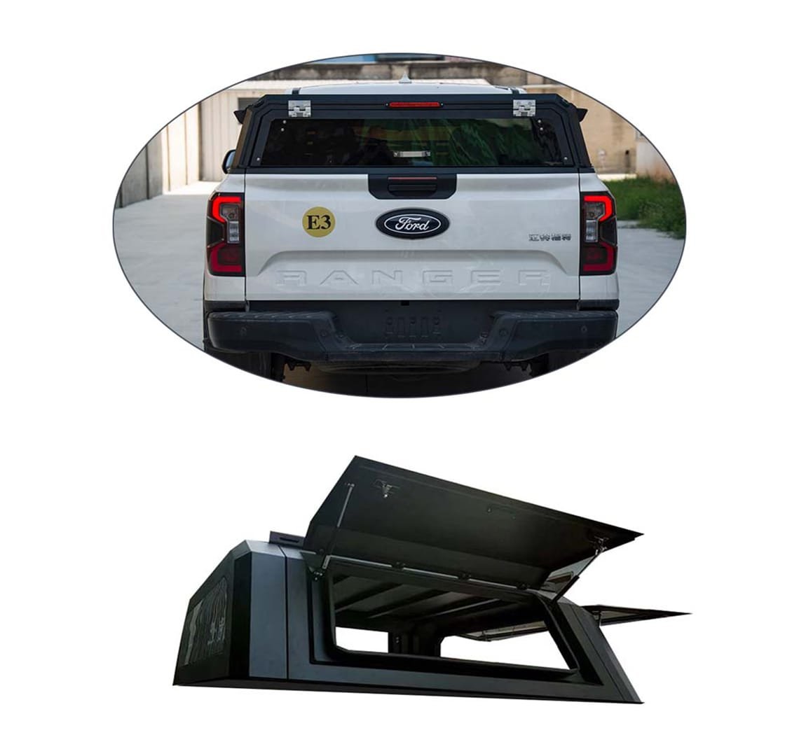 23 ranger pickup truck half height bed rack cover .0