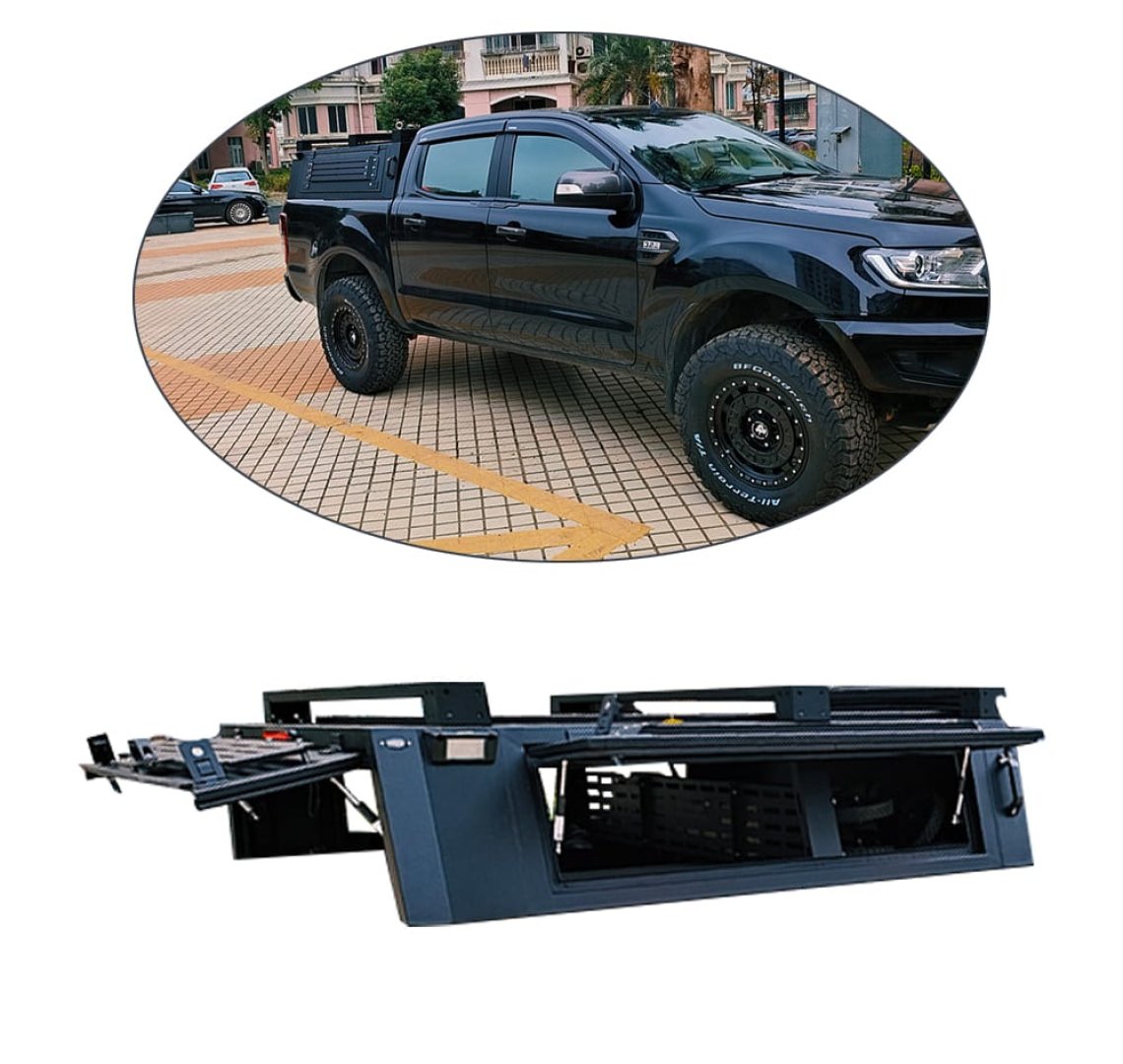 ranger half height pickup bed rack cover