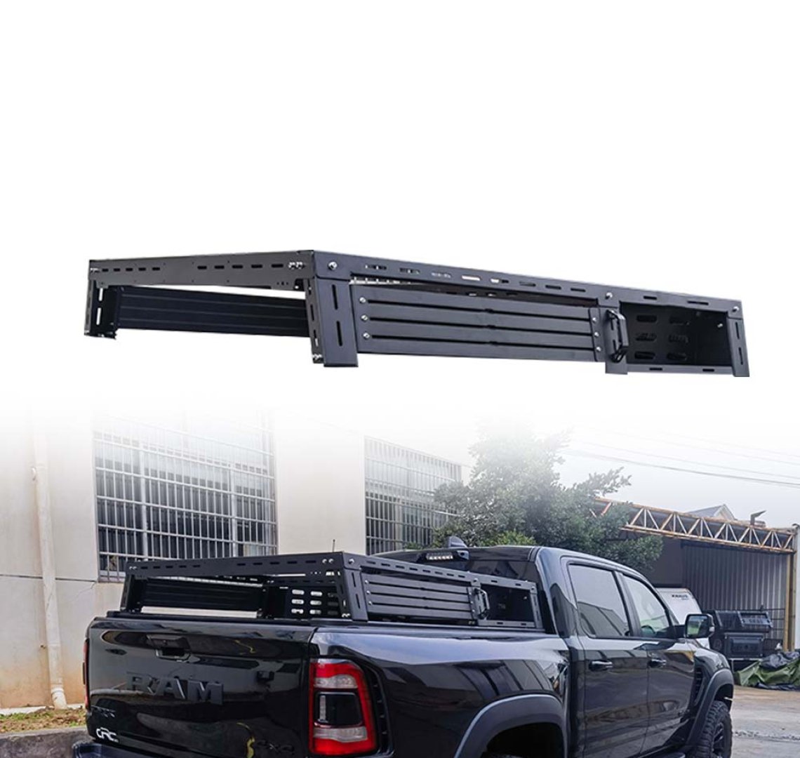 Tyrannosaurus bed rack + roll-up cover