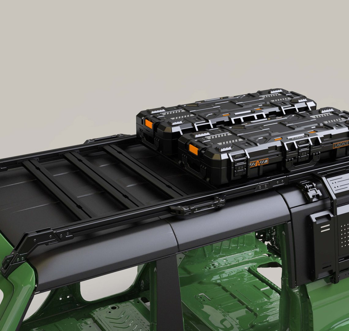 Ford Bronco Side Ladder