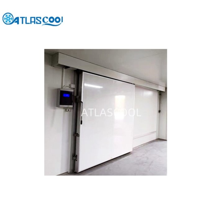 Automatic cold storage sliding door