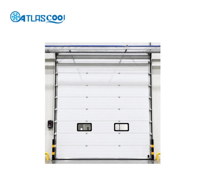 Cold room industrial sectional overhead door