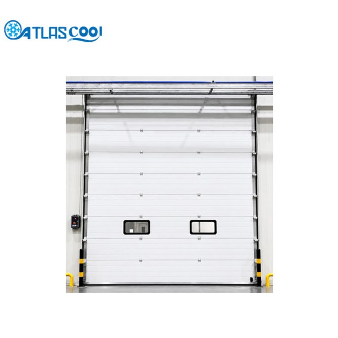 Cold room industrial sectional overhead door