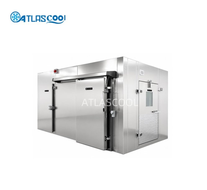 Stainless steel walk in cold storage room
