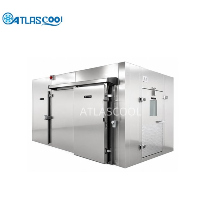 Stainless steel walk in cold storage room