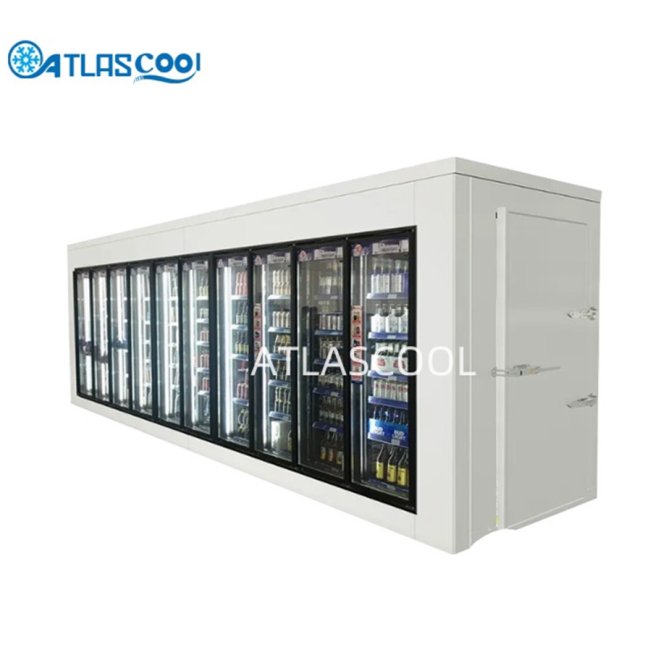 Glass Door Display Cold Room
