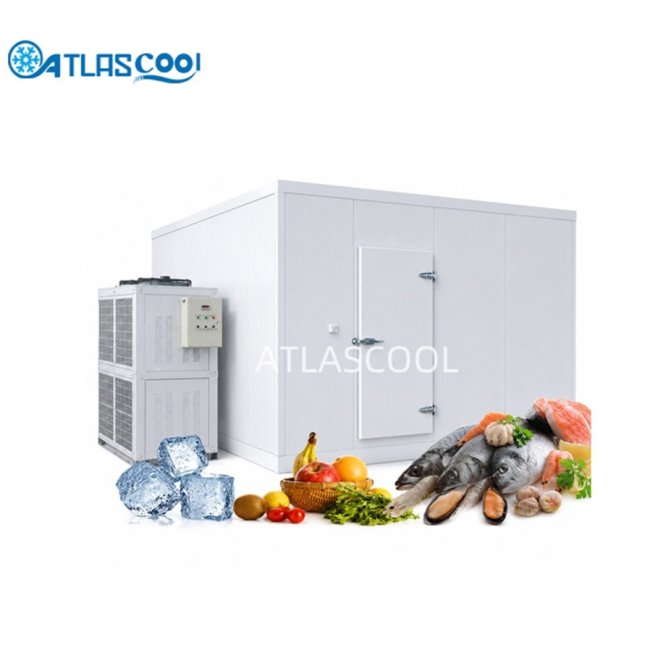 Cold room for seafood