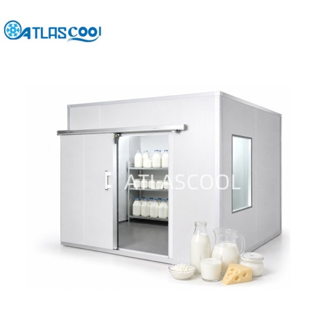 Dairy cold rooms for milk storage