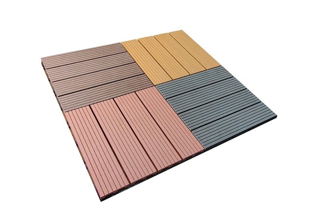 DIY interlocking deck tiles for balcony flooring