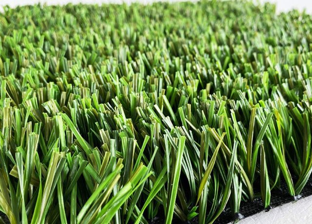 Rugby artificial turf with dense synthetic grass fibers